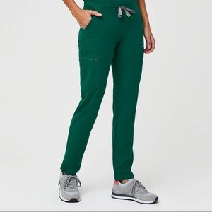 Figs Yola - Skinny Scrub Pant XL/P in Hunter Green